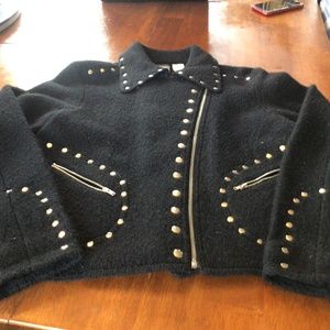 Boiled Wool black jacket